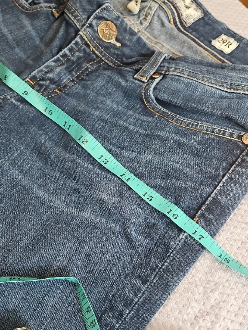 BKE Stella Skinny Jeans - Dark Blue Wash 29R - Picture 13 of 16